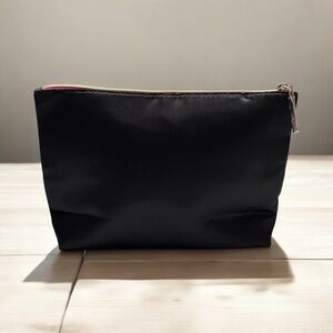 Lancôme Black Satin Makeup Bag Clutch